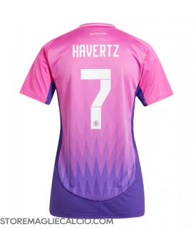 Germania Kai Havertz #7 Maglia Gara Trasferta Repliche Europei 2024 Donna